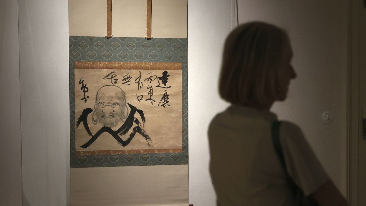 FOTO: Japonské zenové obrazy v Salmovském paláci
